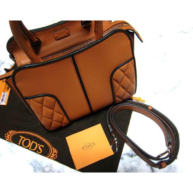 【美品・TOD'S】 SELLA MINI バッグ マロン