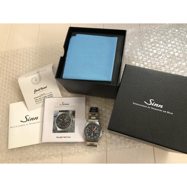 SINN(シン)のSinn ジン クロノグラフ 自動巻き 144.M.SA ギャランティカード付き メンズの時計(腕時計(アナログ))の商品写真