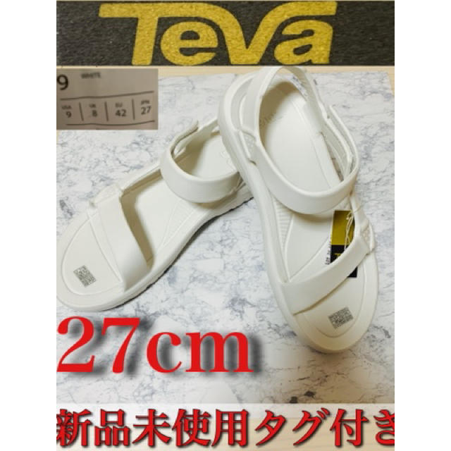 Teva(テバ)のテバ　ホワイト　27cm メンズの靴/シューズ(サンダル)の商品写真