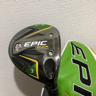 Callaway - 美品 EPIC FLASH 3W USモデル グリップ 付きの通販 by