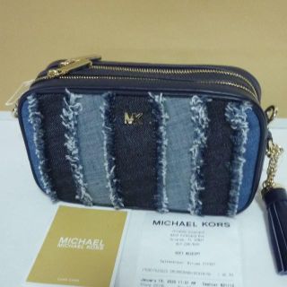 マイケルコース(Michael Kors)のデニム好き集合！新品 正規品 SM CAMERA BAG DENIM MULTI(ショルダーバッグ)