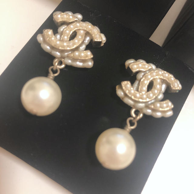 ♡SALE!CHANEL ロゴパールピアス♡ | tradexautomotive.com