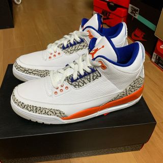 ナイキ(NIKE)のAIR JORDAN 3 ORANGE(スニーカー)