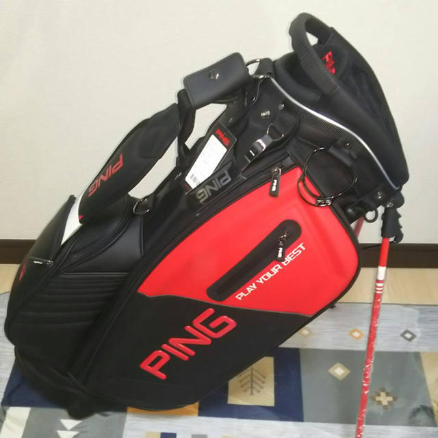 PING(ピン)のyoshi様専用　値下げ！PING ピン　プレミアムキャディバッグ  スポーツ/アウトドアのゴルフ(バッグ)の商品写真