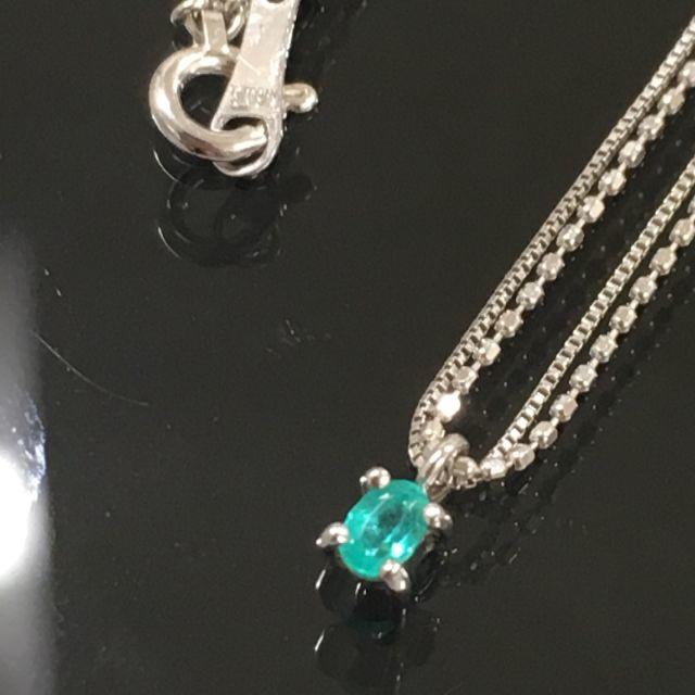 CuO3.73%☆パライバトルマリン K18WG ネックレスの通販 by Secret Base Jewelry's shop｜ラクマ