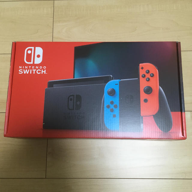 Nintendo Switch(ニンテンドースイッチ)の新品未使用　switch ネオン　新型 エンタメ/ホビーのゲームソフト/ゲーム機本体(家庭用ゲーム機本体)の商品写真