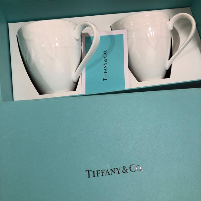 Tiffany & Co.(ティファニー)のT IFFANY&CO ペアカップ インテリア/住まい/日用品のキッチン/食器(グラス/カップ)の商品写真