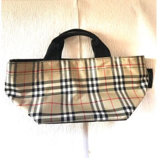 バーバリーブルーレーベル(BURBERRY BLUE LABEL)のBurberry バーバリー　チェック　ミニbag(トートバッグ)