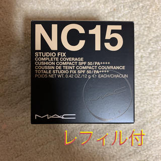 マック(MAC)のMACスタジオフィックスコンプリートカバレッジクッションコンパクト レフィル付(ファンデーション)