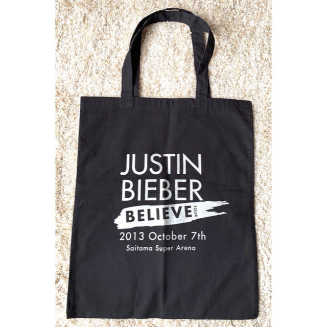 ジャスティンビーバー Believe Tour VIP特典 トートバッグ エンタメ/ホビーのタレントグッズ(ミュージシャン)の商品写真