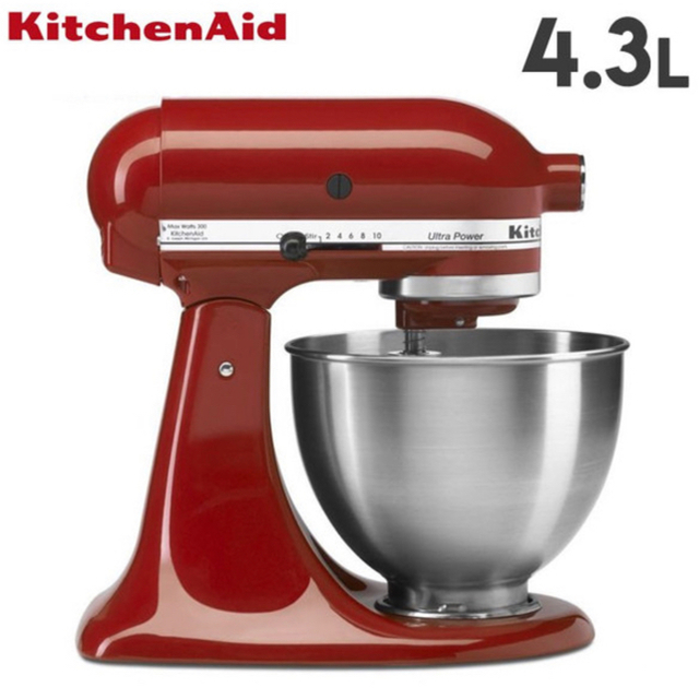 新品○Kitchen Aid キッチンエイドスタンドミキサー 4.3L レッド