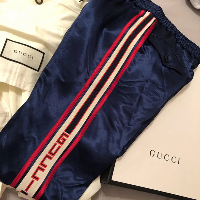 Gucci - アセテートジョギングパンツ