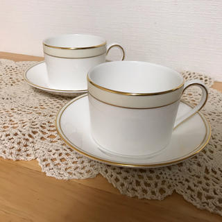 ウェッジウッド(WEDGWOOD)のWEDGWOODのカップ&ソーサー(ペア)(グラス/カップ)