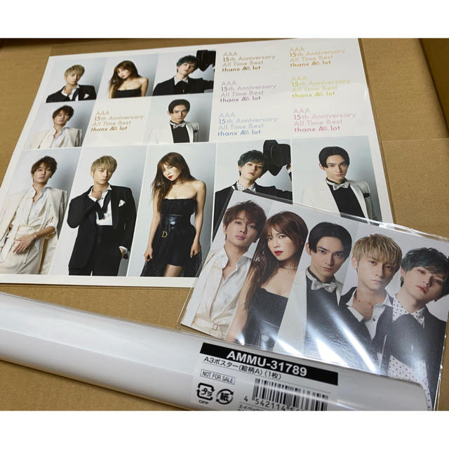 AAA thanks AAA lot 2形態同時購入特典3点セット エンタメ/ホビーのタレントグッズ(アイドルグッズ)の商品写真