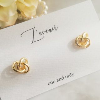 イエナ(IENA)の【人気♡】大人シンプル♡三連結びのピアス(ピアス)