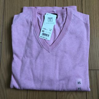 ユニクロ(UNIQLO)の新品未使用★UNIQLO コットンカシミヤVネックセーター (ニット/セーター)