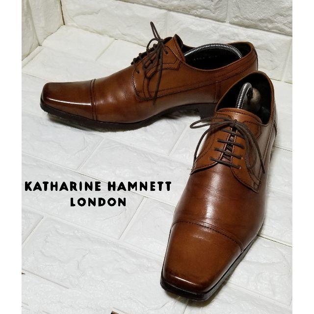 KATHARINE HAMNETT(キャサリンハムネット)の✿KATHALINE HAMNETT✿ストレートチップ24.5cm　茶 メンズの靴/シューズ(ドレス/ビジネス)の商品写真