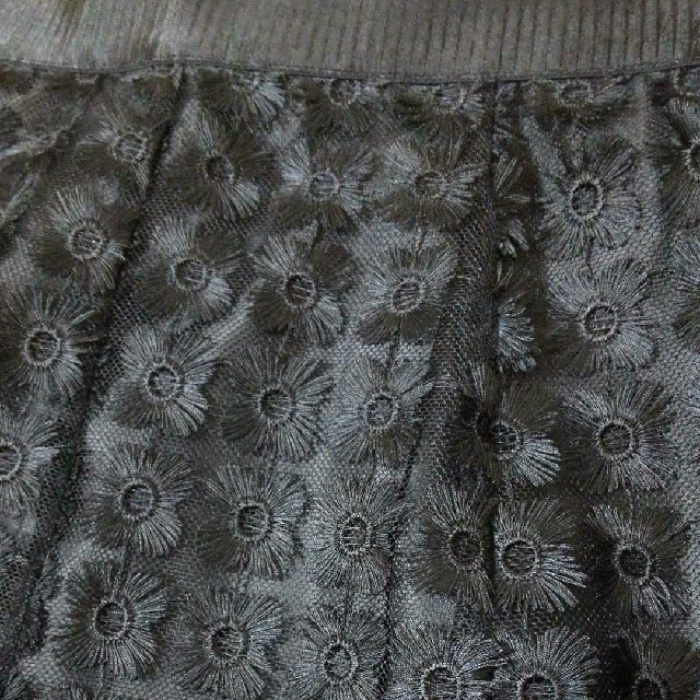 ANAYI(アナイ)の【新品】ANAYI  フラワー刺繍フレアスカート レディースのスカート(ロングスカート)の商品写真