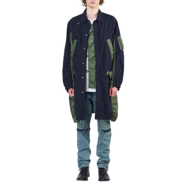 19AW sacai ma-1 ハイブリッドコート サイズ2