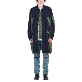 sacai - 19AW sacai ma-1 ハイブリッドコート サイズ2の通販 by が