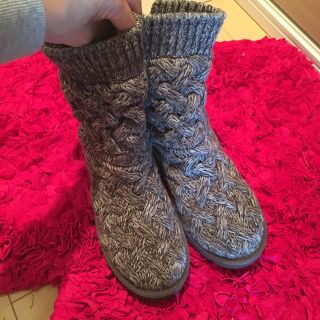 アグ(UGG)のUGG♡今期ニットのムートンブーツ(ブーツ)