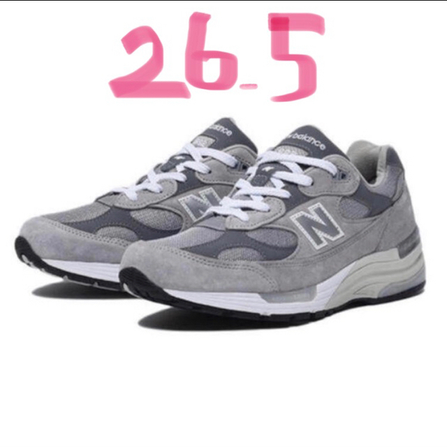 265状態ニューバランス new balance M992 GRAY 26.5cm