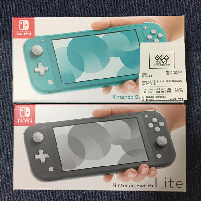 Nintendo Switch Lite 2つセット！