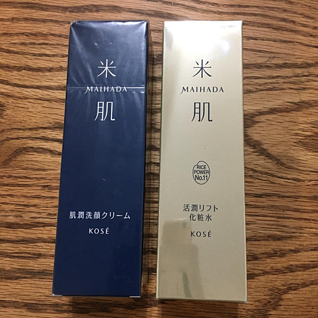 KOSE  米肌 活潤リフト化粧水   ＆   肌潤洗顔クリーム