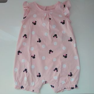 ベビーギャップ(babyGAP)のGAP☆Disney☆Minnie☆新品☆ベビー服☆ショートオール☆60(カバーオール)