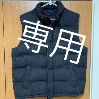 トミーヒルフィガー(TOMMY HILFIGER)の美品　トミー　ダウンベスト　大きサイズ　XL TOMMY HILFIGER(ダウンジャケット)