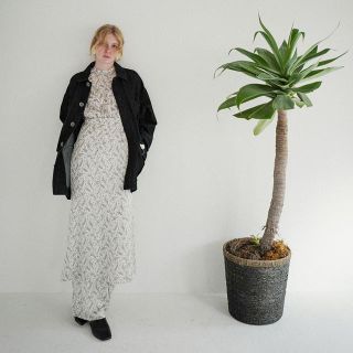 ステュディオス(STUDIOUS)のCLANE/petit flower onepiece/ホワイト(ロングワンピース/マキシワンピース)