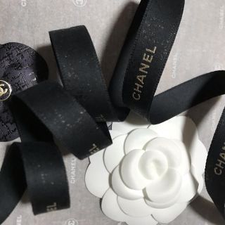 シャネル(CHANEL)の3m ツイード 柄ネイビー　(ラッピング/包装)