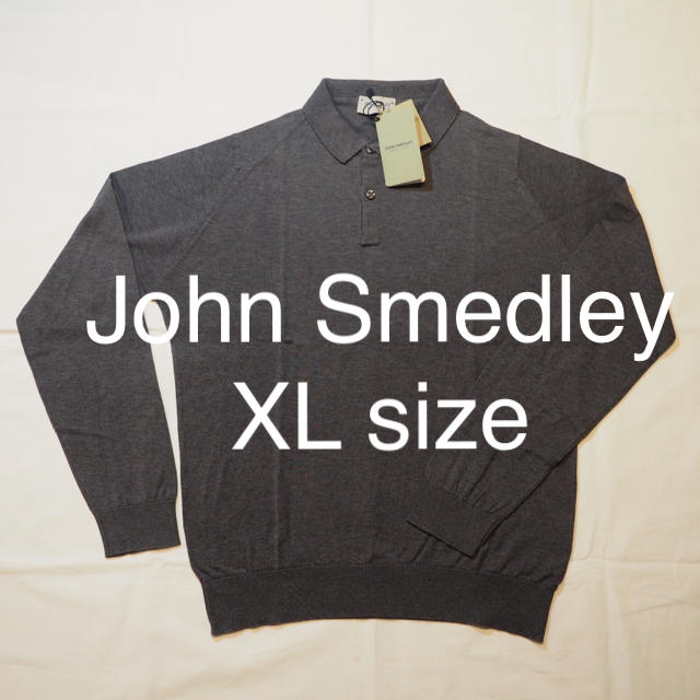 JOHN SMEDLEY(ジョンスメドレー)のJOHN SMEDLEY  長袖ポロ  【新品】 メンズのトップス(ポロシャツ)の商品写真