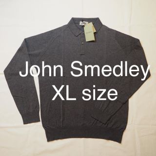 ジョンスメドレー(JOHN SMEDLEY)のJOHN SMEDLEY  長袖ポロ  【新品】(ポロシャツ)