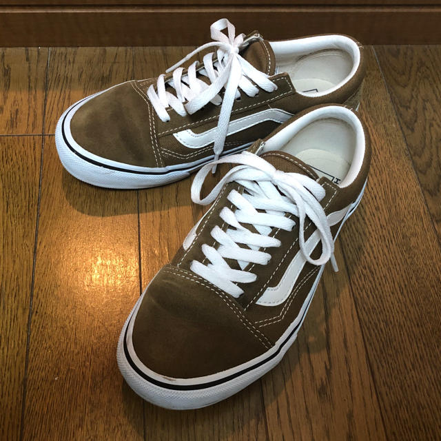 VANS(ヴァンズ)のゆみん様専用　vans スニーカー ブラウン バンズ　 レディースの靴/シューズ(スニーカー)の商品写真