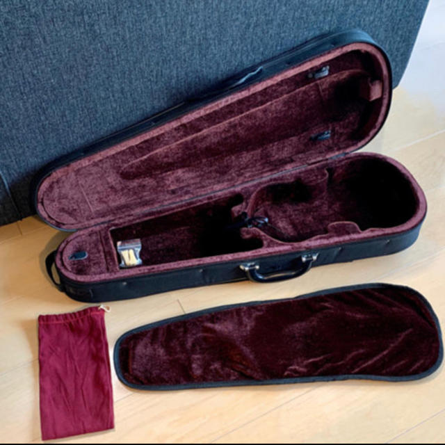 《値下げ》 ヴァイオリンケース 黒 4/4 Violin Case BLACK 楽器の弦楽器(ヴァイオリン)の商品写真