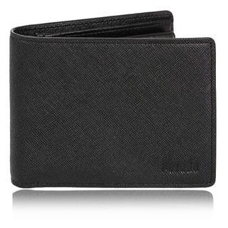 [ ポラド ] メンズ 二つ折り財布ブラック(折り財布)