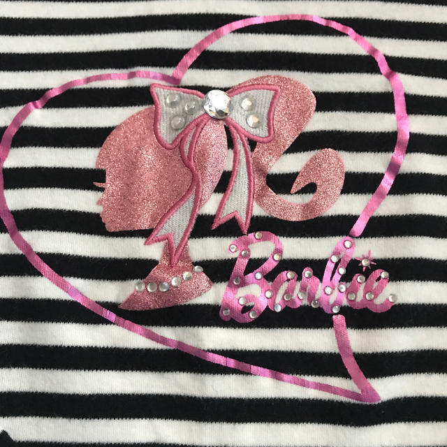 Barbie(バービー)のバービー　ボーダー　長袖Tシャツ　150 Barbie キッズ/ベビー/マタニティのキッズ服女の子用(90cm~)(Tシャツ/カットソー)の商品写真