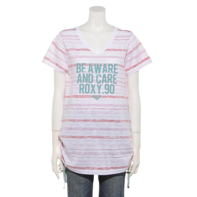 Roxy(ロキシー)の新品　ロキシー　長めのTシャツ　ピンクor  ブルー系　S、M、 L  送料無料 レディースのトップス(Tシャツ(半袖/袖なし))の商品写真