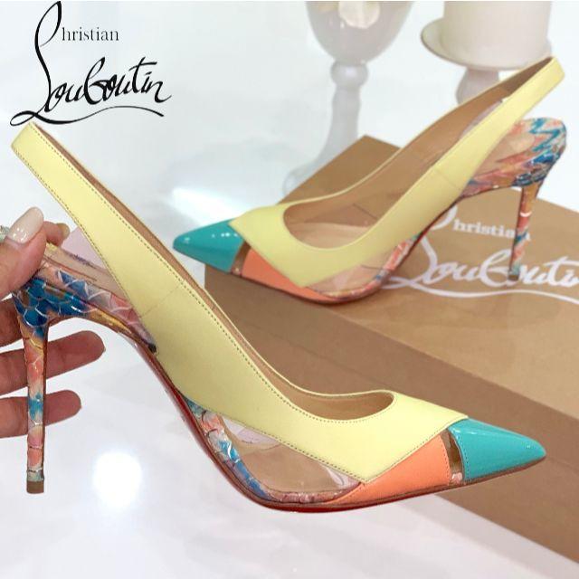 Christian Louboutin(クリスチャンルブタン)の1154 未使用 クリスチャンルブタン パンプス マルチカラー レディースの靴/シューズ(ハイヒール/パンプス)の商品写真