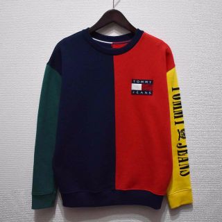 トミーヒルフィガー(TOMMY HILFIGER)のTOMMY JEANS 17AW 90s COLORBLOCK スウェット(トレーナー/スウェット)