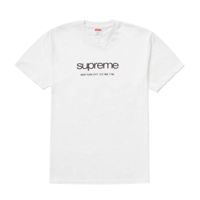 Supreme(シュプリーム)のSupreme shop tee 白 【Box Logoレインコート付き】 メンズのトップス(Tシャツ/カットソー(半袖/袖なし))の商品写真