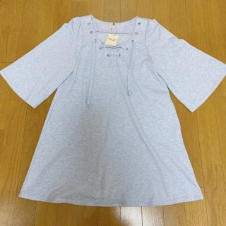 ハニーサロンバイフォピッシュ(honey salon by foppish)の★美品★レースアップワンピース(ミニワンピース)