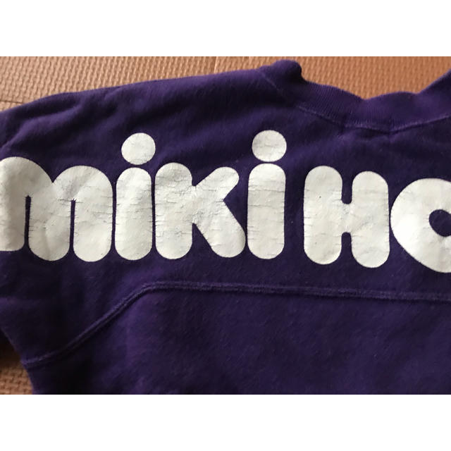 mikihouse(ミキハウス)のミキハウス ロゴ トレーナー キッズ/ベビー/マタニティのキッズ服女の子用(90cm~)(Tシャツ/カットソー)の商品写真