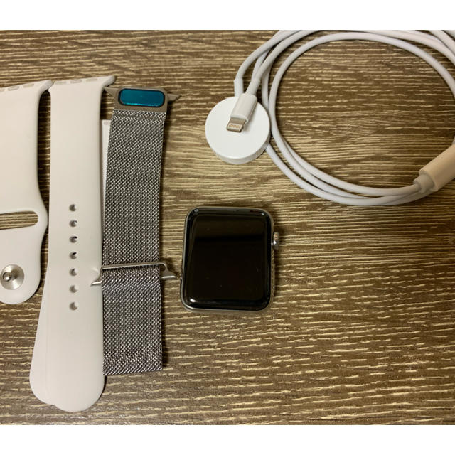 Applewatch series3 ステンレス42mm セルラー