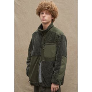 エンジニアードガーメンツ(Engineered Garments)の新品L ユニクロ × エンジニアードガーメンツ フリース オリーブ(その他)