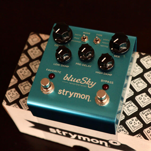 送料無料】STRYMON blueSky ギター エフェクター リバーブ-