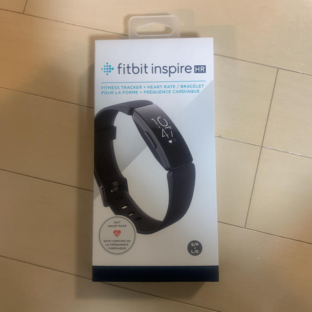 新品未開封　Fitbit INSPIRE HR BLACK スポーツ/アウトドアのランニング(その他)の商品写真