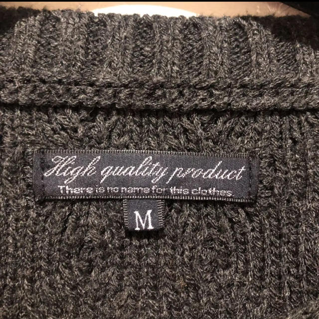 ニットセーター　黒　Mサイズ メンズのトップス(ニット/セーター)の商品写真