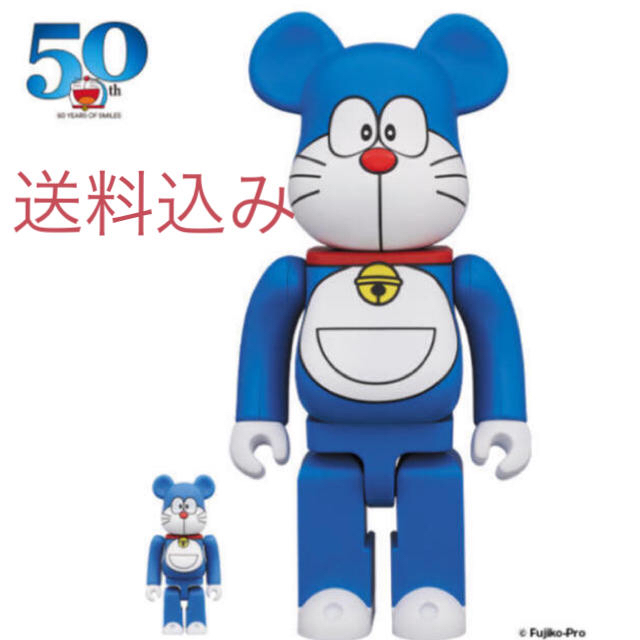 BE@RBRICK ドラえもん 100% & 400% ベアブリックおもちゃ/ぬいぐるみ